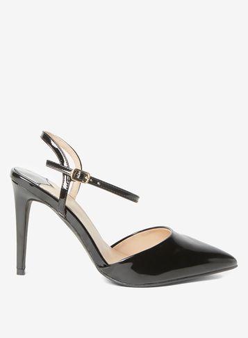 Dorothy Perkins Wide Fit Black 'ena' Court Shoes