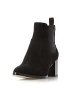 Dorothy Perkins *head Over Heels By Dune Black Pagey Ankle Boots