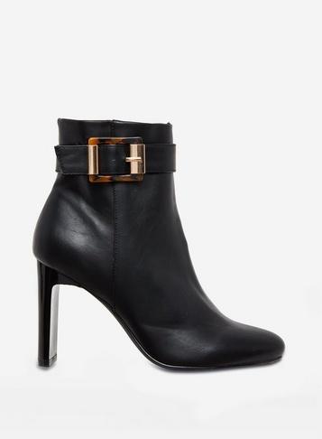 Dorothy Perkins Black 'antwerp' Buckle Boots