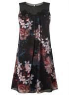 *showcase Multi Colour Floral Print Eliza Trapeze Dress