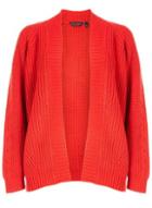 Dorothy Perkins Red Cable Chunky Knit Cardigan
