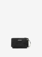 Dorothy Perkins Black Metal Hoop Wristlet Clutch Bag
