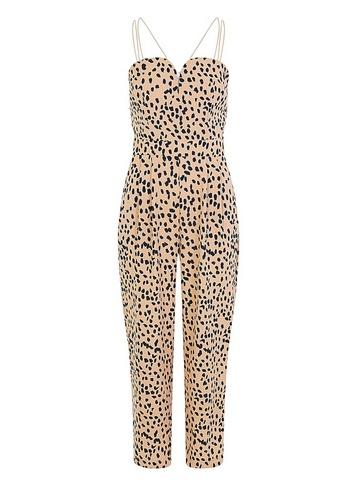 Girls On Film *girls On Film Multi Colour Dalmatian Strappy Jumpsuit
