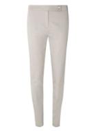 Dorothy Perkins *tall Grey Crop Cotton Sateen Trousers