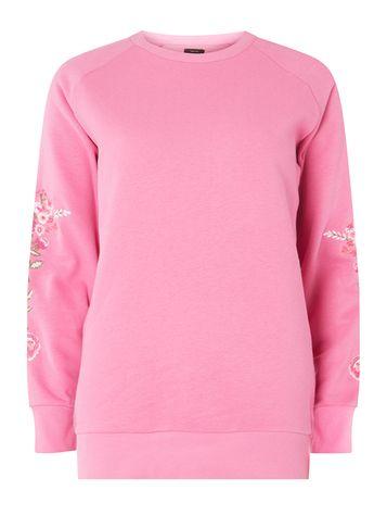 Dorothy Perkins *only Pink Embroidered Sweatshirt