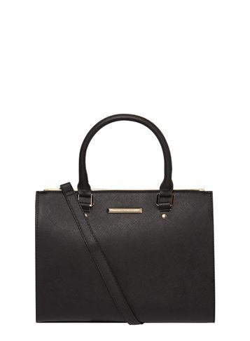 Dorothy Perkins Black Mini Pipe Tote Bag