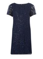 Dorothy Perkins Navy Sequin Lace Shift Dress