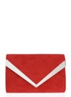 Dorothy Perkins *quiz Red Thick Plated Clutch Bag