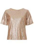 Dorothy Perkins Rose Gold Sequin T-shirt