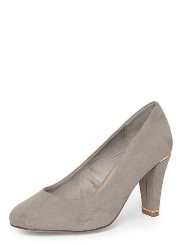 Dorothy Perkins Wide Fit Grey 'emma' Court Shoes