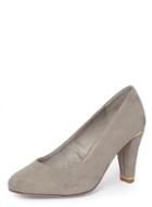 Dorothy Perkins Wide Fit Grey 'emma' Court Shoes