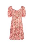 Dorothy Perkins *red Ditsy Print Tea Dress