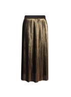 Dorothy Perkins *gold Pleated Skirt
