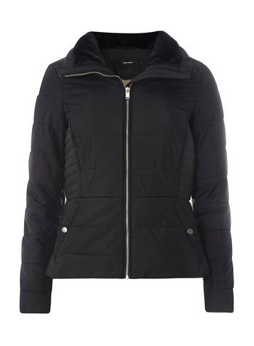 *vero Moda Black Piped Padded Jacket