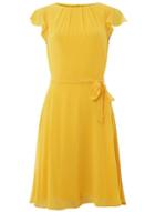 Dorothy Perkins *billie & Blossom Ochre Angel Sleeve Skater Dress