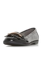 Dorothy Perkins *head Over Heels By Dune Black Goldiie Ladies Flat Shoes