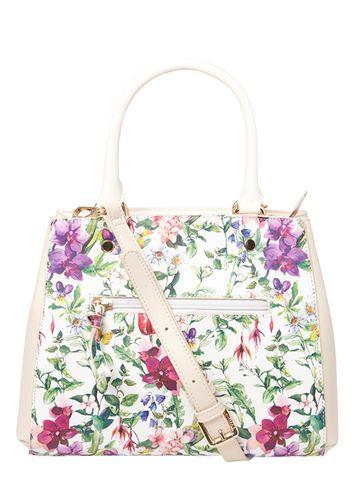 Dorothy Perkins *lydc Green Floral Print Tote Bag