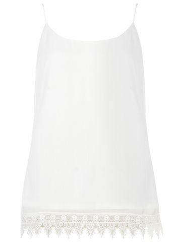 Dorothy Perkins *vila White Crochet Cami Top