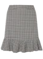 Dorothy Perkins Check Peplum Mini Skirt