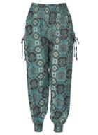 Dorothy Perkins *izabel London Multi Green Trousers