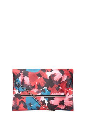 Dorothy Perkins Printed Magnet Bar Clutch Bag