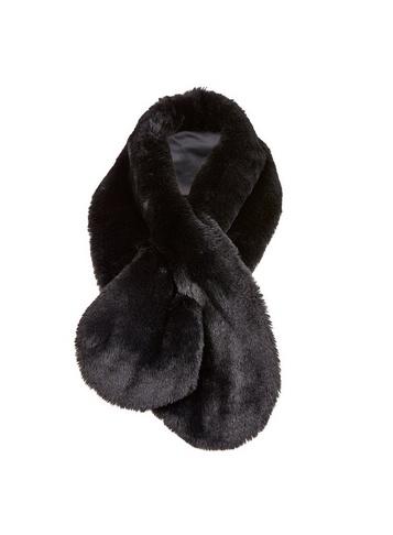 Dorothy Perkins Black Faux Fur Scarf