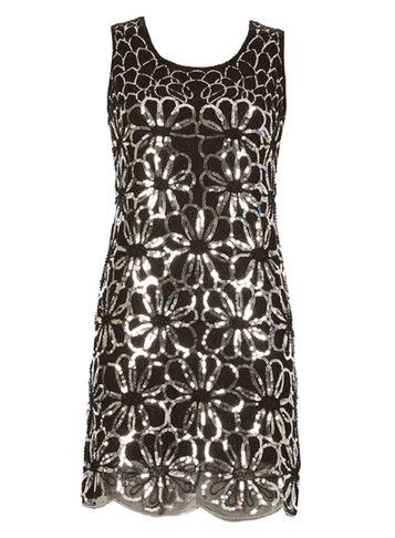 Dorothy Perkins *izabel London Black Sequin Embellished Bodycon Dress