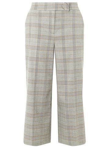 Dorothy Perkins Multi Coloured Check Wide Leg Trousers