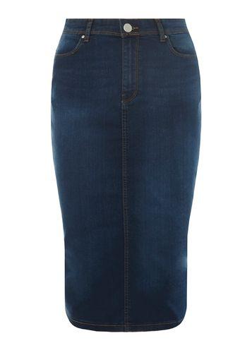 Dorothy Perkins *tall Denim Pencil Skirt