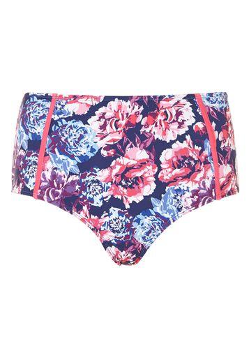 Dorothy Perkins Navy Floral Highwaist Bikini Bottoms