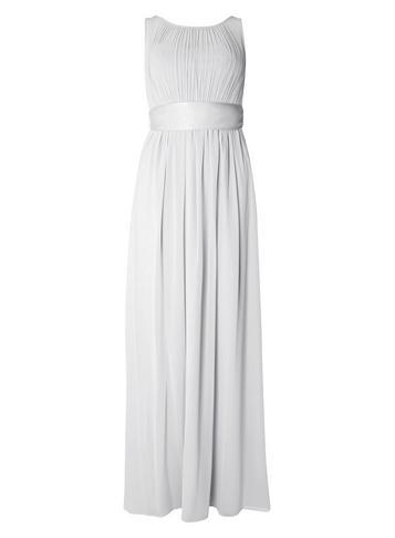 Dorothy Perkins *showcase Petite Dove Grey 'natalie' Maxi Dress