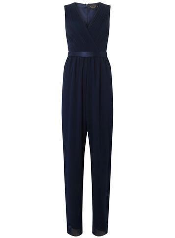 Dorothy Perkins *showcase Navy Holly Jumpsuit