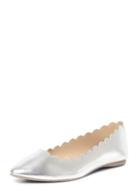 Dorothy Perkins Silver 'pacha' Scalloped Pumps
