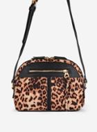 Dorothy Perkins Multi Colour Leopard Print Zip Front Cross Body Bag