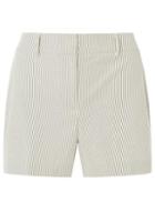Dorothy Perkins Grey And White Striped Shorts