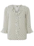 Dorothy Perkins *billie & Blossom Tall Monochrome Crepe Spotted Top