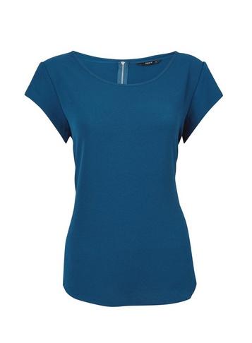 *only Blue Woven T-shirt