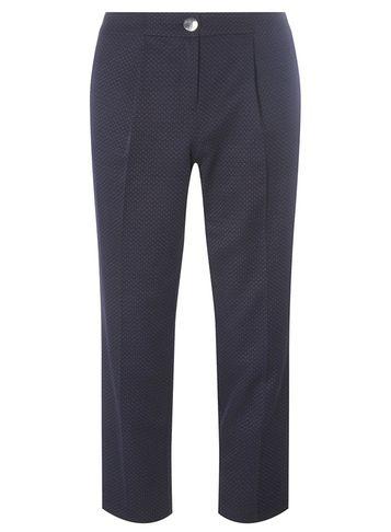 Dorothy Perkins Petite Navy Pindot Trousers