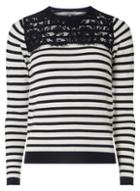 Dorothy Perkins Petite Navy And Ivory Stripe Jumper