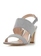 Dorothy Perkins *head Over Heels By Dune Grey Mally High Heel Sandals