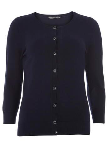 Dorothy Perkins *tall Navy Cotton Cardigan