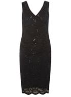 Dorothy Perkins *scarlett B Black Sequin Perrie Bodycon Dress