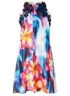 Dorothy Perkins *showcase Multi Coloured Tropical 'lily' Trapeze Dress