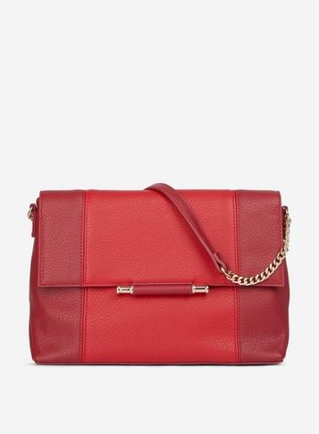 Dorothy Perkins Red Metal Bar Cross Body Bag