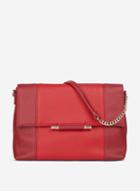 Dorothy Perkins Red Metal Bar Cross Body Bag