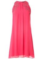 Dorothy Perkins *showcase Hot Pink 'lily' Trapeze Dress