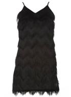Dorothy Perkins *luxe Black Tassel Dress
