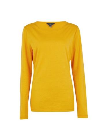 Dorothy Perkins *tall Yellow Long Sleeve Top