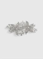Dorothy Perkins Silver Finish Floral Barrette