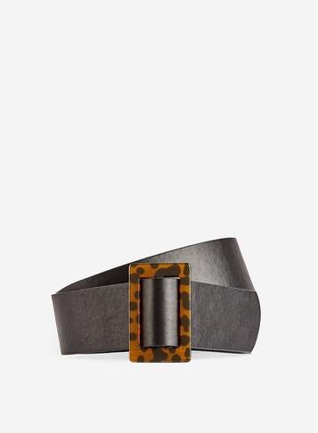 Dorothy Perkins Black Tortoiseshell Buckle Belt
